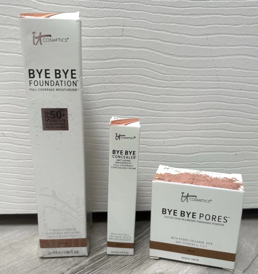IT Cosmetics Bye Bye Lot Foundation SPF50- Tinted Finishing Powder - Concealer - Image 2 of 3