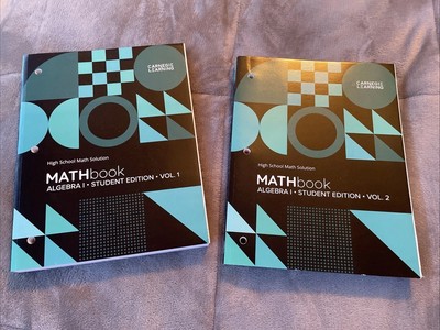 Carnegie Learning 2022 Mathbook Florida ALGEBRA 1 Honors Teachers Students Set