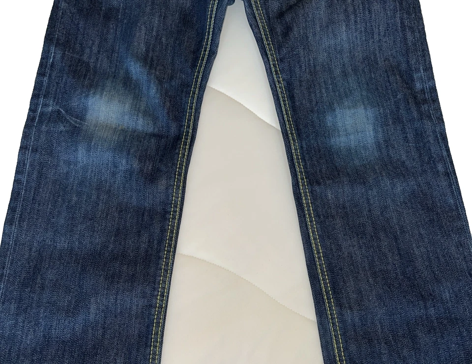 Dondup Women's Jeans Size 26 x 30 Dark Blue Cotton Slim-Fit Pants Made in Italy - Image 4 of 4