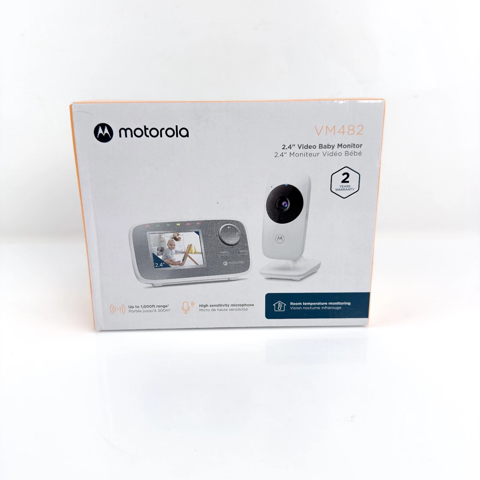 Motorola VM482 2.4 Video Baby Monitor New