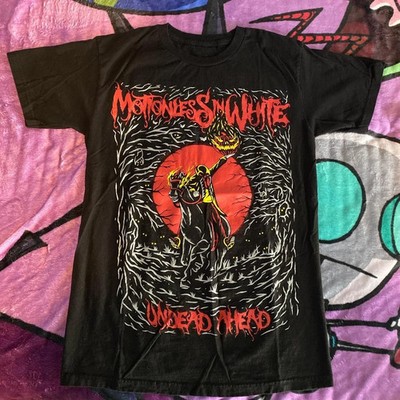 Motionless in White Undead Ahead tour concert short sleeve black shirt KV36540