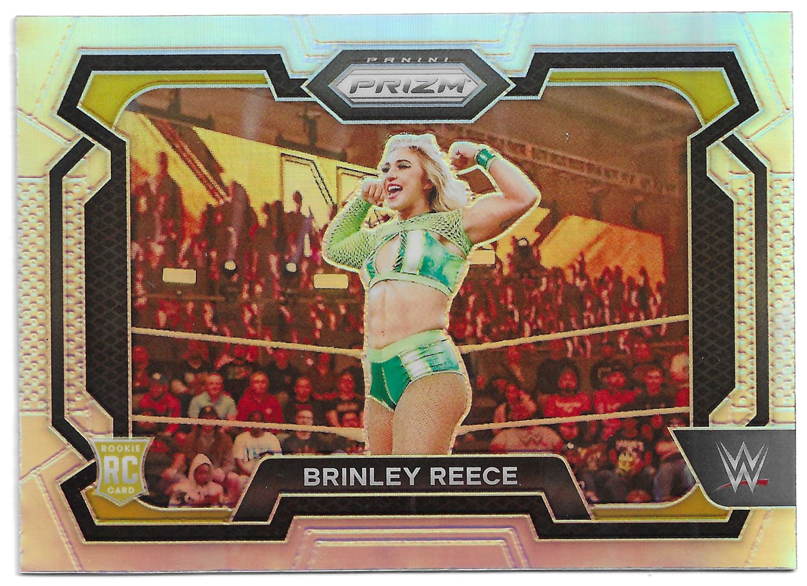 Brinley Reece - 2024 Panini Prizm WWE - Silver Prizm - #36 (RC)