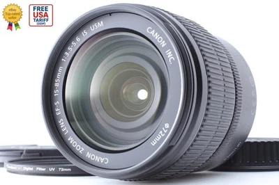 [Top COMME NEUF] Objectif zoom Canon EF-S 15-85 mm f/3,5-5,6 IS USM pour... - Photo 1/4