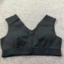 Tommie Copper Sports Bra Womens Large Zip Front Shoulder Support Activewear