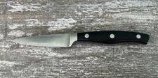 Chicago Cutlery Paring Knife 3.5'' Stainless Blade Black 4C19H SHARP