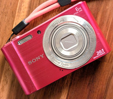 Japanese Language Only Sony Cyber-shot DSC-W810 Digital Camera 20.1MP 6X Japan