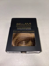 BELLAMI FLEX WEFT PIANO SHADE RANGE 22in - 160g Coconut Brûlée Highlights 