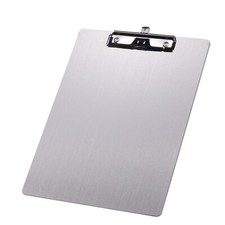 304 Stainless Steel Metal Dry Erase Clipboards with Pen HolderDouble-Sided An...