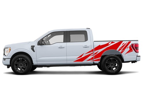 Calcomanía Adhesiva para Ford F150 Patrón Formas Geométricas Vinilo Puerta Trasera Gráfico 2024 - Imagen 3 de 4
