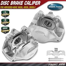 Pair Front Brake Calipers for Mercedes-Benz R107 380SL 450SL C107 380SLC 450SLC