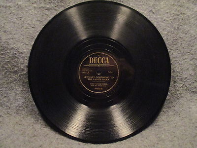78 RPM 10'' Record Jolly Jack Robel Philadelphia Polka & Lets Say Goodnight 45016