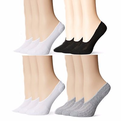 #ad 6 or 12 Women#x27;s Quality Liner Low Cut Loafer Peds Socks $14.99