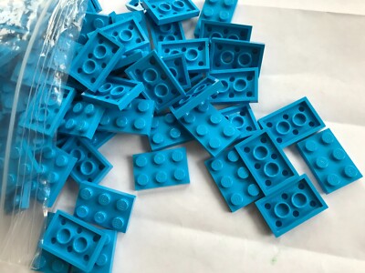 ターコイズブルー LEGO- NEW- #3021-DARK AZURE-2 X 3 PLATE-20 PIECES | eBay