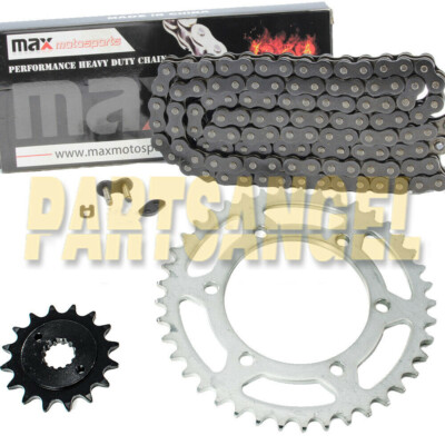 Black Chain Sprocket for Kawasaki EX500 Ninja 500R 2006-2009 GPZ500S 1994-2005