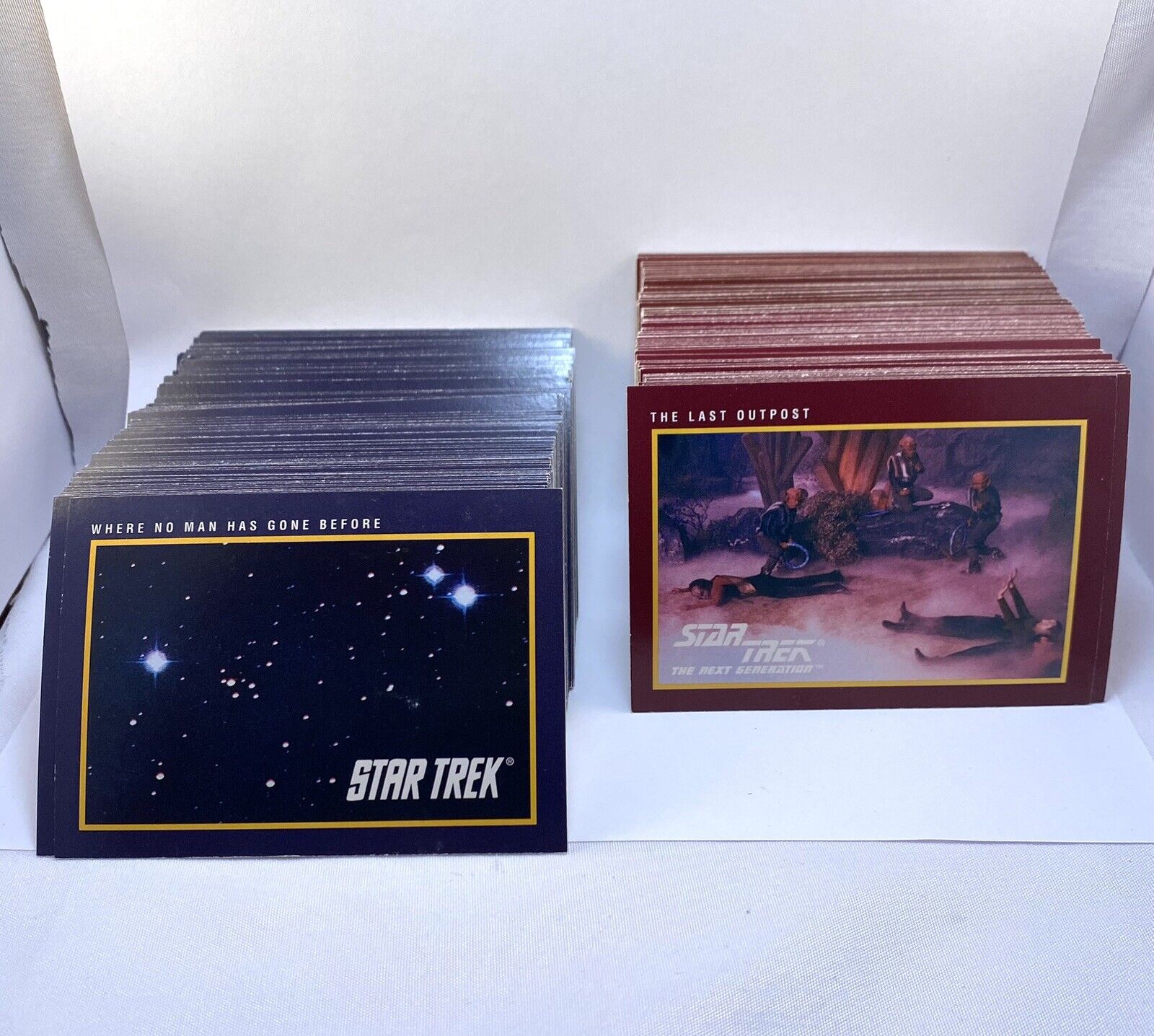 1991 Impel Star Trek Series 1 & 2 Complete Set Trading Cards #1- #310 