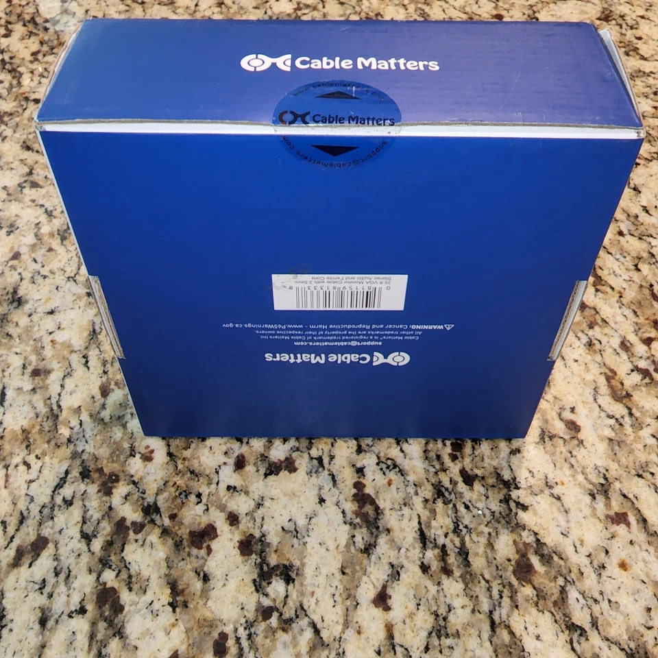 Cable Matters 35ft Ferrite VGA Display Cable w/3.5mm Stereo Audio for Monitor - Image 3 of 3