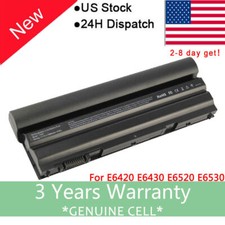 9 Cell Battery For Dell Latitude E6540 E6530 E6440 E6430 E6420 312-1163 NHXVW F