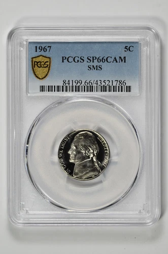 1967 SMS 5C Jefferson Nickel NGC SP 66 CAM