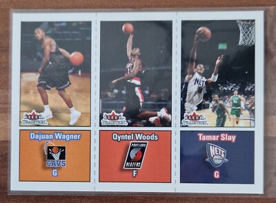 Top Rar Fleer Tradition Basketball 02-03 Dajuan Wagner, Qyntel Woods, Tamar Slay