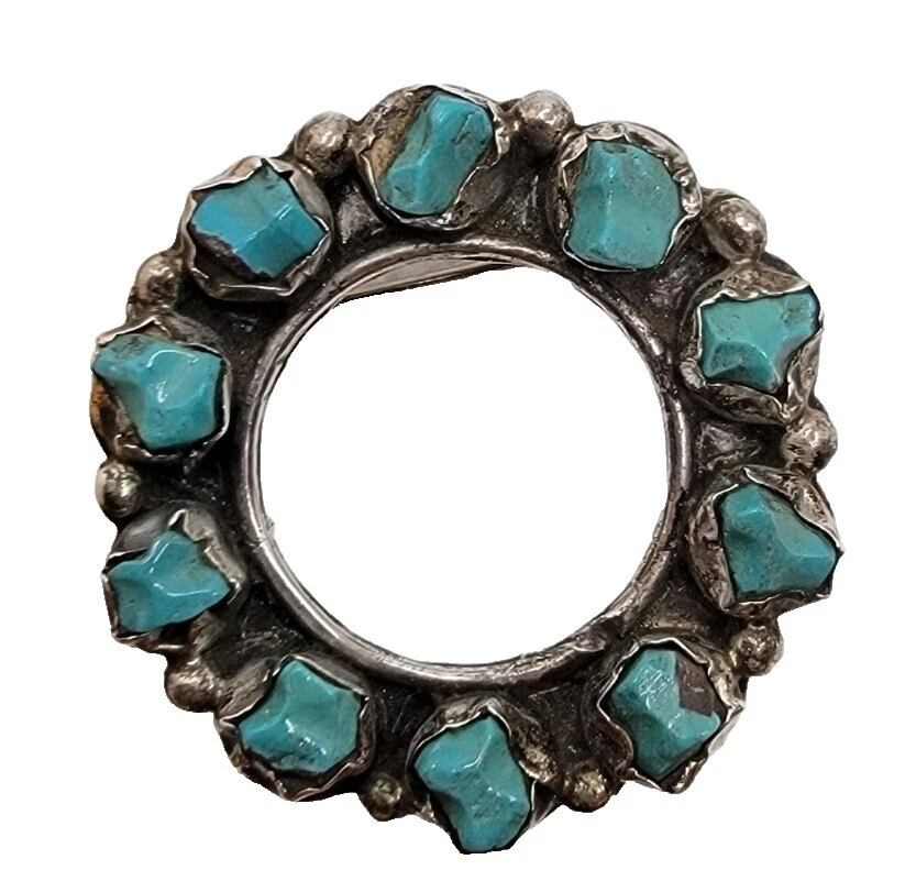 Piedra turquesa Prendedores y broches hechos a mano