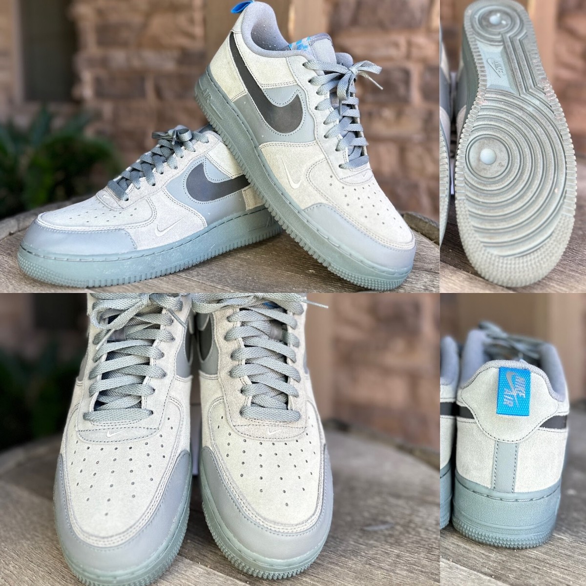 靴 Nike Air Force 1 low Size 10 - Nike Air Force 1 Low White Black Sole for sale