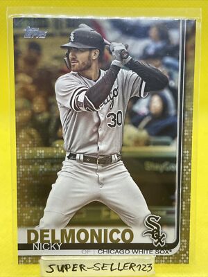 2019 Topps Series 2 - GOLD PARALLEL /2019 - NICKY DELMONICO - White Sox #577