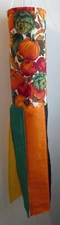 Windsock - Handmade - Fall Colors  and Fruit/Vegetables