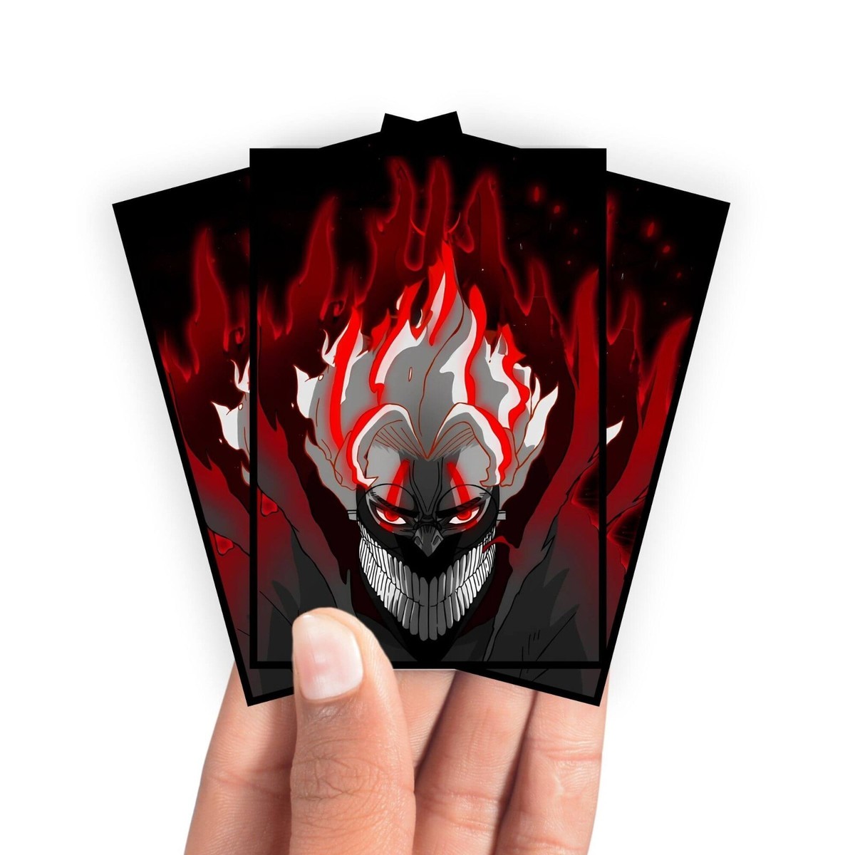Dandadan Card Sleeves Standard Size (Holographic) / Black / 150 Sleeves