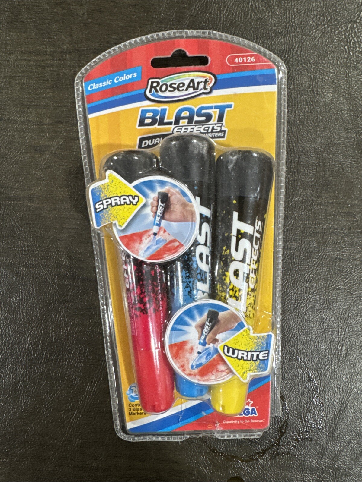 Rose Art Blast Effects Classic Colors Dual-Action Spray Writ
