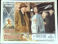 High Terrace Lobby Card 1956 Lois Maxwell, Jameson Clark!