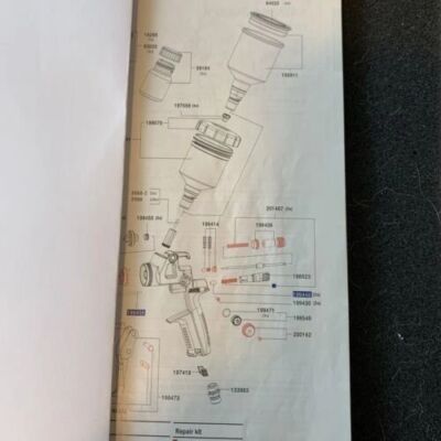 SATA MINIJET 4400B Air Micrometer Assembly #198523 | Air Spray Gun