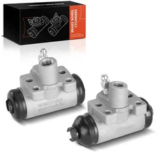 2Pcs Rear Drum Brake Wheel Cylinders for Honda Accord 90-93 Civic Civic Del Sol