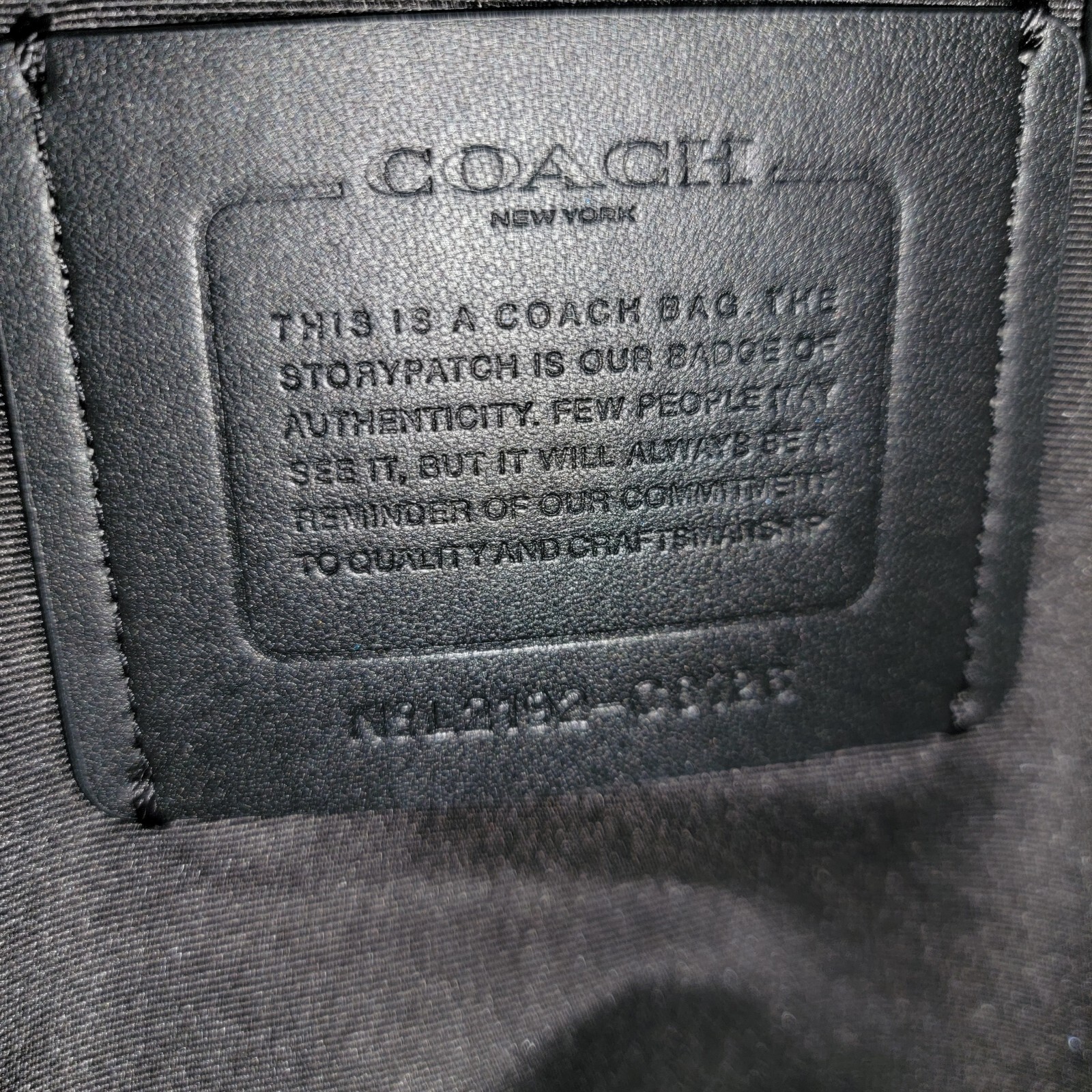 COACH Signature Leather Colorblock Track Pack - Gem