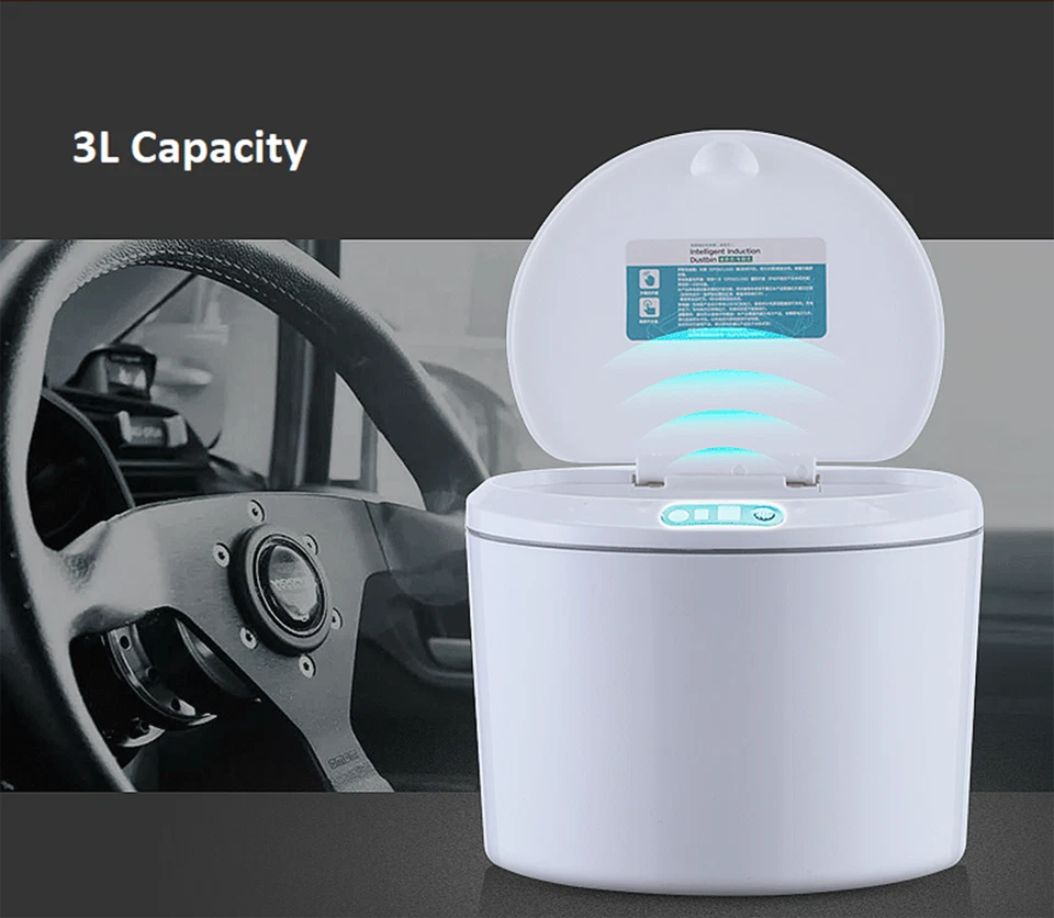 Infrared Automatic Touchless Hands Free Trash Storage Can & Sanitizer dispenser - Image 4 of 4