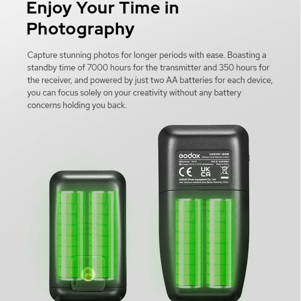 Godox TR-OP12 Wireless Timer Remote Control for Olympus E-620,E-600,E-520,E-510 - Image 3 of 4