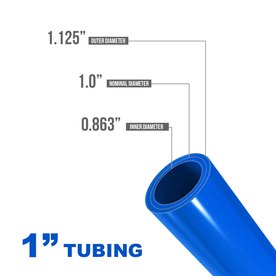 PEX-A Tubing 1 In x 300 Ft, Blue for Cold Water Plumbing, Potable Water Line - Image 2 of 2