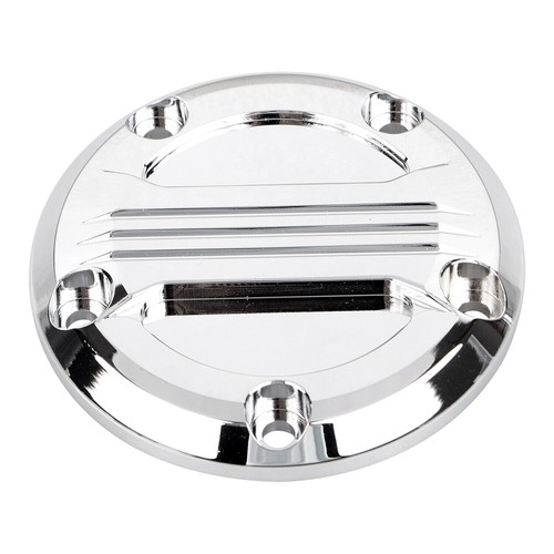 Round Horn Cover w/ 5 Hole Point Cover For Harley Softail Dyna Wide Glide FXDWG - Picture 7 of 22