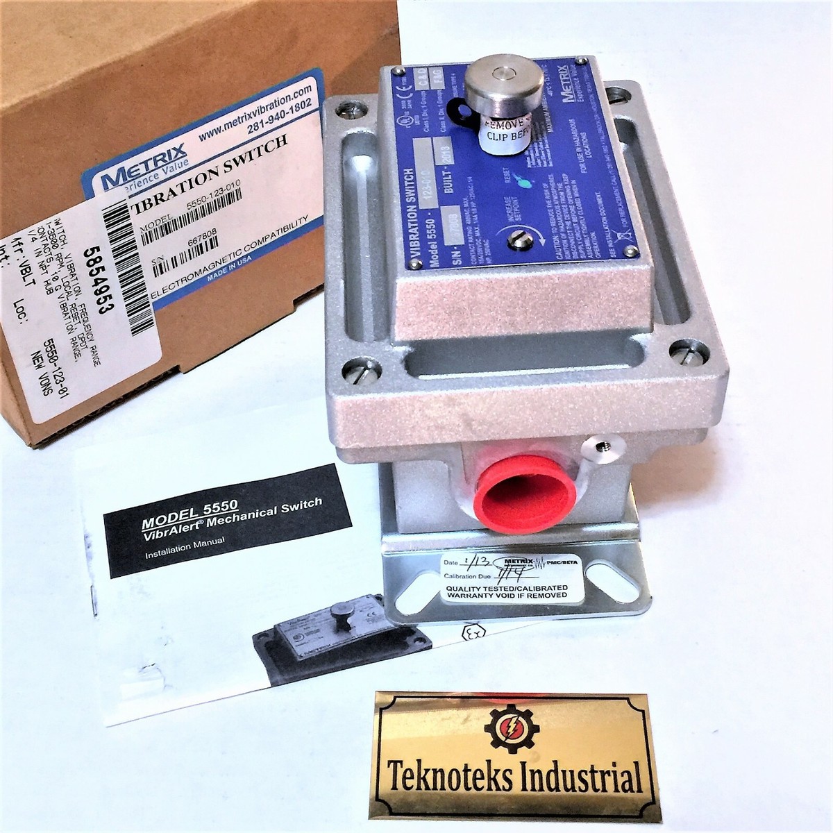METRIX 5550-123-010 VIBRATION SWITCH | eBay