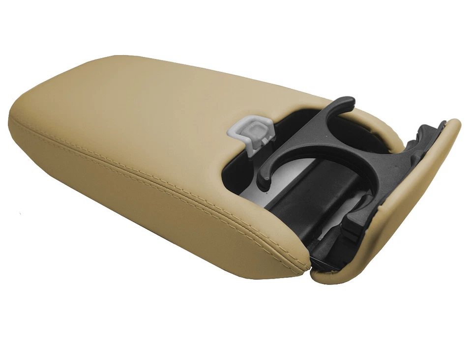 适用于 1997 - 2006 年捷豹 XK XK8 XKR PVC 皮革控制台盖扶手盖大麦 — 第 4/4 张图片