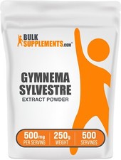 BulkSupplements Gymnema Extract Powder 250g - 500 mg Per Serving