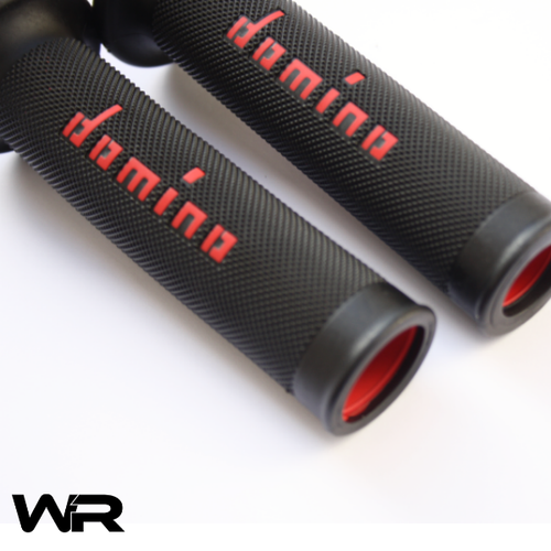 Domino Handlebar Grips Red/Black for Honda CBR600RR CBR900RR CBR1000RR