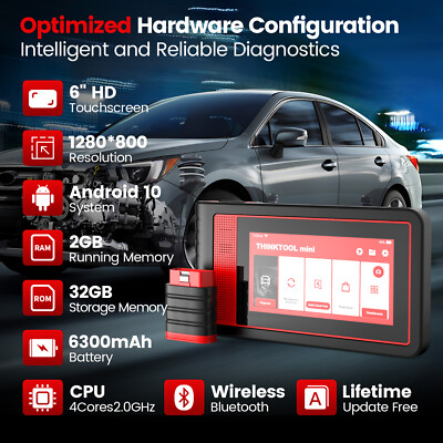 Thinkcar Auto Diagnosegerät OBD2 Scanner ECU Coding Volle System Auslesegerät