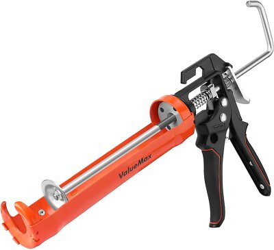 ValueMax 9inch Caulk Gun Silicone Sealant Caulk Gun for Caulking/Filling/Sealing