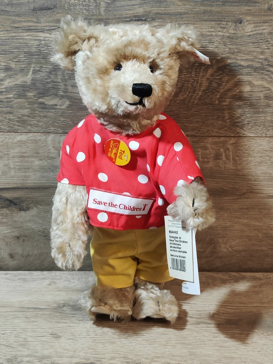 Red Supreme Steiff Bear Steiff Et Teddy Supreme Steiff ET
