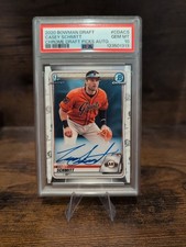 2020 1st Bowman Chrome Draft Picks Auto Casey Schmitt (AU, RC) Giants PSA 10 