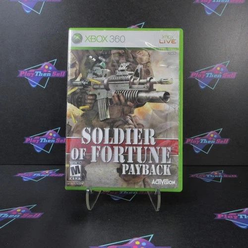 Soldier Of Fortune Payback Xbox 360 Complete - 1 Year Warranty EX Cond