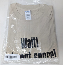 New Gildan Ultra Cotton Beige XL I Do Not Snore Dream Motorcycle T-Shirt Top