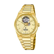 Rive Open Heart Beige / Stainless Steel | Beige Dial Wristwatch F20064-2