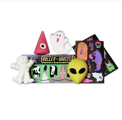 LUSH Halloween Spooky Roller Ghoster Geschenkset Geist Badebombe Alien Bubble Bar 