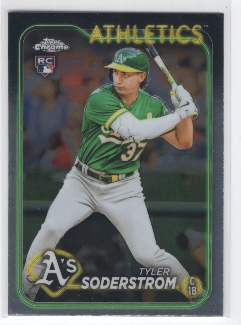 #298 2024 Topps Chrome Tyler Soderstrom RC Athletics